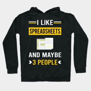 3 People Spreadsheet Spreadsheets Hoodie